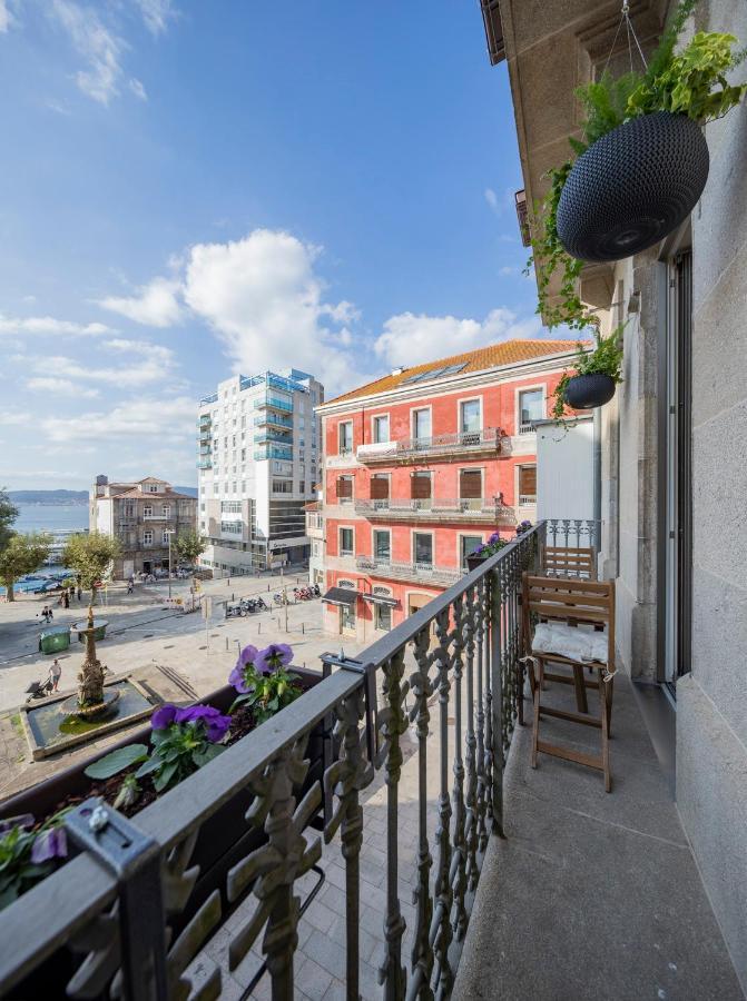 Refugio De Paz Y Encanto En El Corazon De Vigo Con Vistas Al Mar Esterno foto